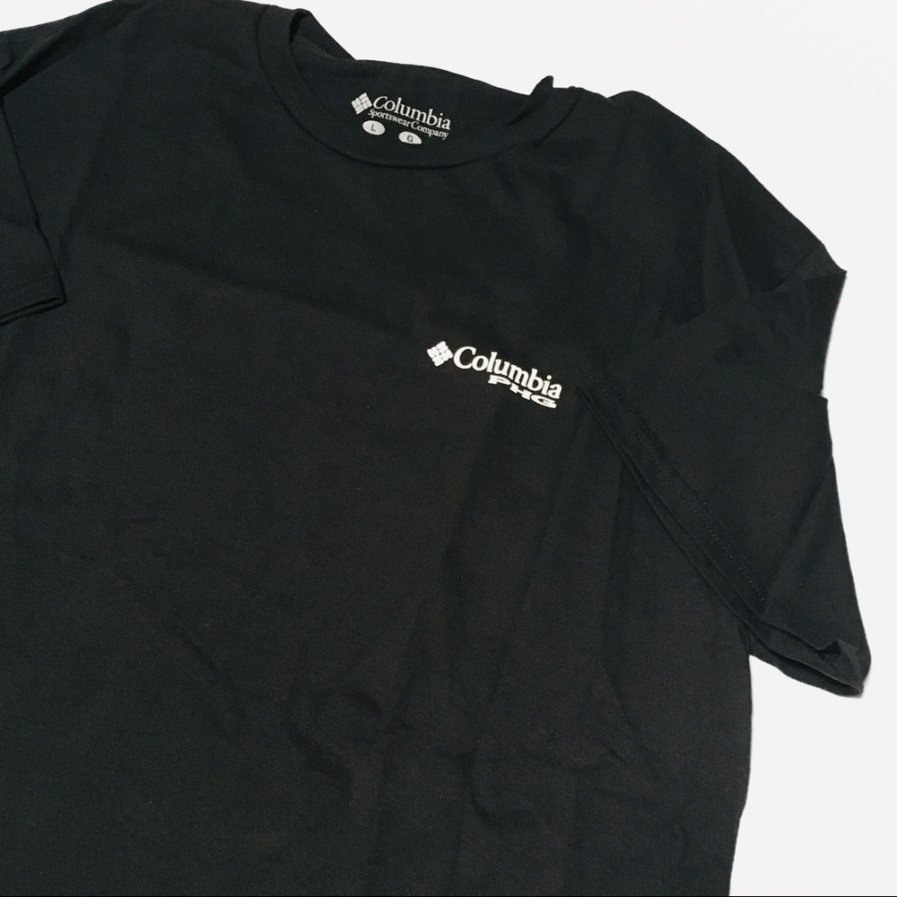 NWT Columbia Sportswear PHG Hunting Flag T-Shirt Men’s Size L Large Black NEW - Picture 4 of 9